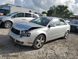 2005 Audi A4 1.8T with VIN WAUJC68E55A119272, listed as a Copart auction lot 73640764 with 126,345 mi miles and Salvage Title. Bid and sale history available at carsss.com. Image 1.