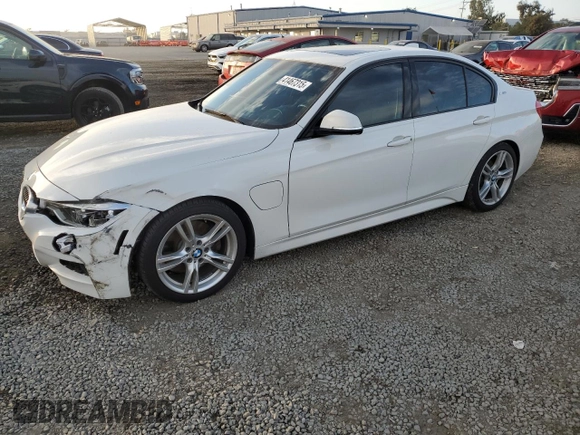 2016 BMW 3 Series 330e iPerformance with VIN WBA8E1C51GK479767, listed as a Copart auction lot 41467315 with 109,328 mi miles and Salvage Title. Bid and sale history available at carsss.com. Image 1.