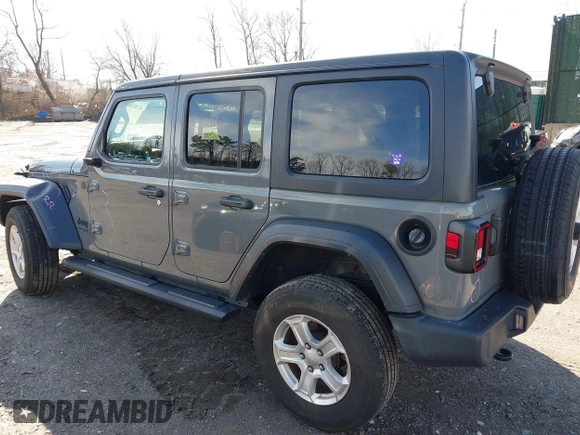 2022 Jeep Wrangler Unlimited Willys with VIN 1C4HJXDN2NW267658, listed as a IAAI auction lot 41858229 with 24,307 mi miles and . Bid and sale history available at DreamBid. Image 14.