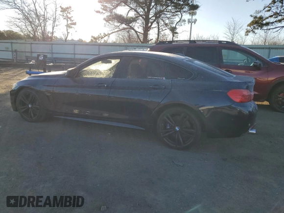 2015 BMW 4 Series 435i with VIN WBA4B1C51FG241555, listed as a Copart auction lot 82226744 with 94,350 mi miles and Salvage Title. Bid and sale history available at DreamBid. Image 2.