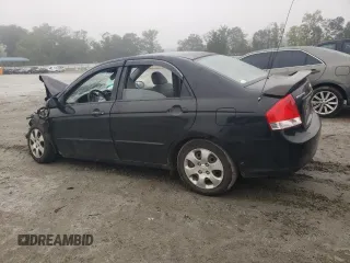 2008 Kia Spectra EX with VIN KNAFE121085574858, listed as a Copart auction lot 72017074 with 225,280 mi miles and Salvage Title. Bid and sale history available at carsss.com. Image 2.