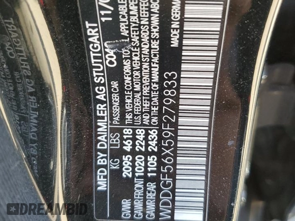 2009 Mercedes-Benz C 350 Sport с VIN WDDGF56X59F279833, выставлен на аукционе Copart как лот 52165865 с пробегом 169 967 миль миль и Чистый • Clean title. История ставок и продаж доступна на DreamBid. Изображение 12.