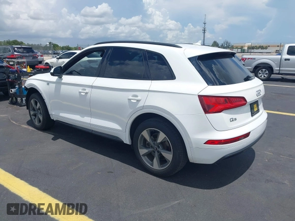 2020 Audi Q5 Premium with VIN WA1ANAFY4L2106527, listed as a IAAI auction lot 42451913 with 93,750 mi miles and . Bid and sale history available at DreamBid. Image 3.