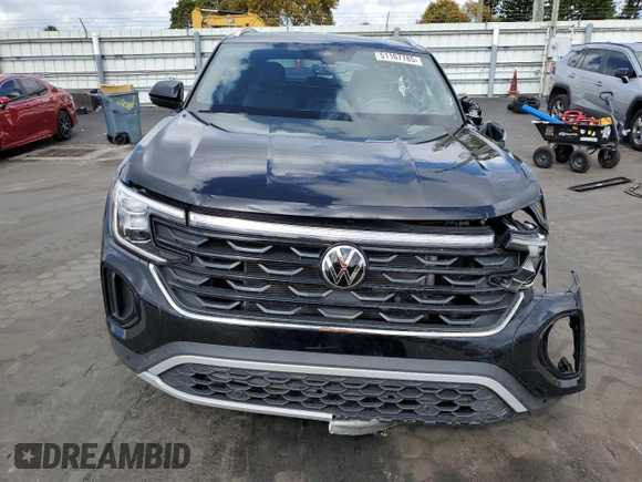 2024 Volkswagen Atlas SE with VIN 1V2JE2CA5RC200727, listed as a Copart auction lot 51167785 with 19,264 mi miles and Non repairable. Bid and sale history available at DreamBid. Image 5.