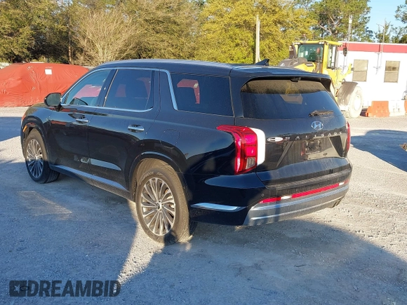 2024 Hyundai Palisade Calligraphy z VIN KM8R74GE4RU653931, wystawiony jako IAAI lot #41803590 z przebiegiem 25 374 mil mil oraz . Historia ofert i sprzedaży dostępna na DreamBid. Obrazek 3.