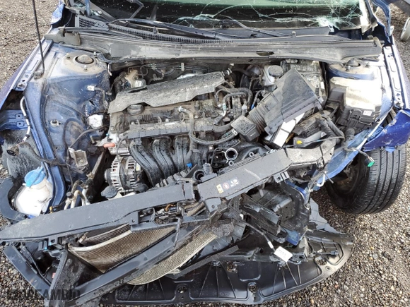2021 Hyundai Elantra SE with VIN 5NPLL4AG3MH041514, listed as a Copart auction lot 75541444 with 0 mi miles and Salvage Title. Bid and sale history available at carsss.com. Image 11.