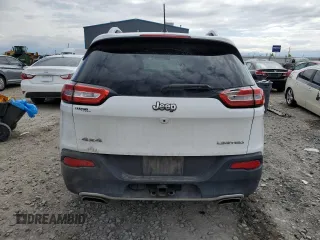 2016 Jeep Cherokee Limited with VIN 1C4PJMDS8GW106153, listed as a Copart auction lot 55576545 with 129,836 mi miles and Salvage title. Bid and sale history available at DreamBid. Image 6.