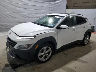 2023 Hyundai Kona SEL с VIN KM8K3CAB5PU971804, выставлен на аукционе Copart как лот 52504735 с пробегом 23 992 миль миль и Списание • Salvage title. История ставок и продаж доступна на DreamBid. Изображение 1.