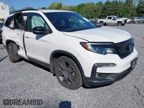 2022 Honda Pilot Sport with VIN 5FNYF6H36NB096342, listed as a IAAI auction lot 42377892 with 25,829 mi miles and . Bid and sale history available at DreamBid. Image 1.