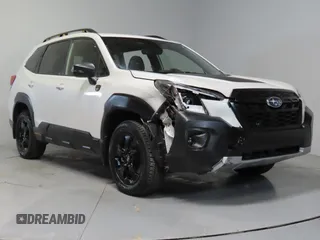 2023 Subaru Forester Wilderness with VIN JF2SKAMC7PH464218, listed as a Copart auction lot 50942575 with 8,827 mi miles and Salvage Title. Bid and sale history available at carsss.com. Image 1.