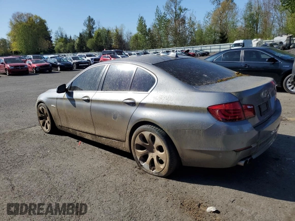 2011 BMW 5 Series 528i with VIN WBAFR1C51BC742340, listed as a Copart auction lot 53682685 with 162,474 mi miles and Clean Title. Bid and sale history available at carsss.com. Image 2.
