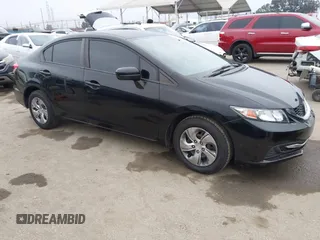 2014 Honda Civic Sedan LX with VIN 19XFB2F50EE227853, listed as a IAAI auction lot 42087506 with 113,120 mi miles. Bid and sale history available at carsss.com. Image 1.