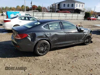 2019 Genesis G70 3.3T Advanced with VIN KMTG34LE0KU014725, listed as a Copart auction lot 78413784 with Not Provided miles and Non Repairable. Bid and sale history available at carsss.com. Image 3.