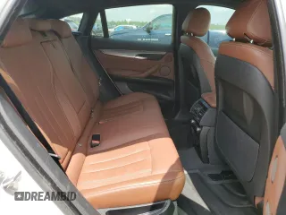 2018 BMW X6 sDrive35i with VIN 5UXKU0C52J0G80569, listed as a Copart auction lot 49991705 with 77,531 mi miles and Salvage Title. Bid and sale history available at carsss.com. Image 11.