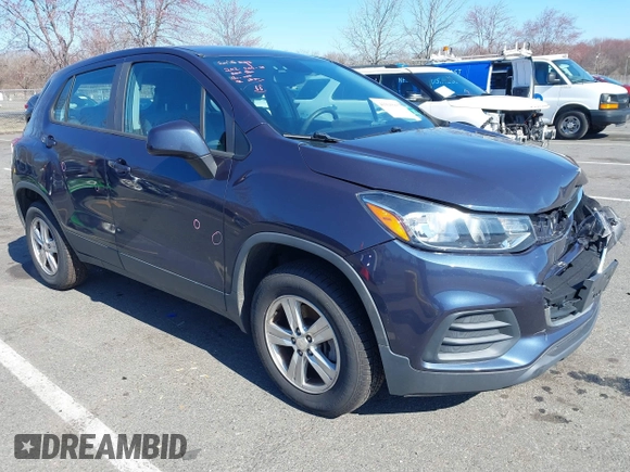 2018 Chevrolet Trax LS with VIN 3GNCJNSB6JL322725, listed as a IAAI auction lot 41890983 with 80,358 mi miles and . Bid and sale history available at carsss.com. Image 1.
