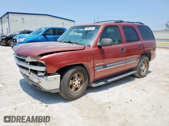 2002 Chevrolet Tahoe LS with VIN 1GNEC13Z82R287588, listed as a Copart auction lot 59098765 with 289,133 mi miles and Salvage title. Bid and sale history available at DreamBid. Image 1.