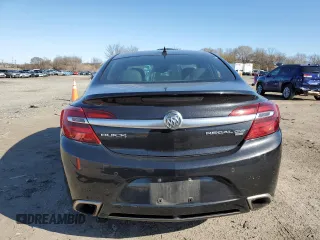 2014 Buick Regal GS with VIN 2G4GU5GX5E9257893, listed as a Copart auction lot 49737655 with 155,541 mi miles and Salvage Title. Bid and sale history available at DreamBid. Image 6.