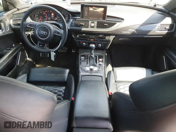 2015 Audi RS 7 Prestige z VIN WUAW2AFC8FN900610, wystawiony jako Copart lot #50708225 z przebiegiem 103 811 mil mil oraz Szkody całkowita. Historia ofert i sprzedaży dostępna na DreamBid. Obrazek 8.