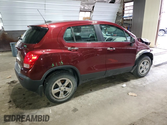 2016 Chevrolet Trax LS with VIN 3GNCJNSB5GL233446, listed as a Copart auction lot 50206335 with 64,050 mi miles and Salvage Title. Bid and sale history available at carsss.com. Image 3.