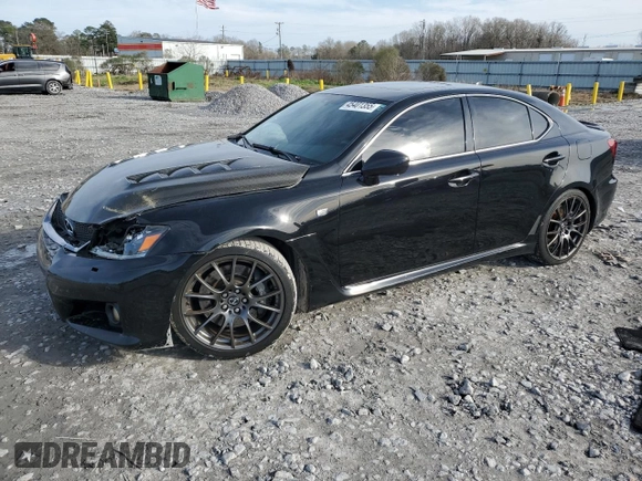 2012 Lexus IS F F z VIN JTHBP5C23C5010591, wystawiony jako Copart lot #45401355 z przebiegiem 119 643 mil mil oraz Szkody całkowita. Historia ofert i sprzedaży dostępna na DreamBid. Obrazek 1.