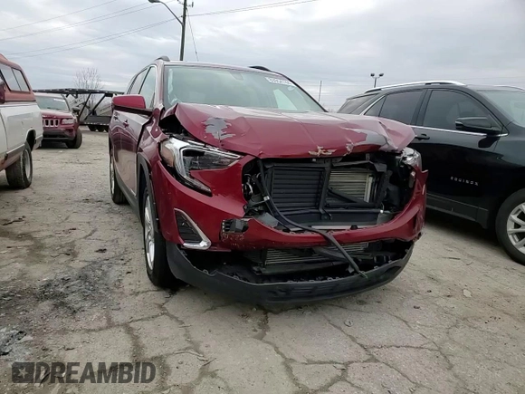 2018 GMC Terrain SLE with VIN 3GKALMEX4JL248415, listed as a Copart auction lot 44220325 with 92,737 mi miles and Salvage Title. Bid and sale history available at carsss.com. Image 10.