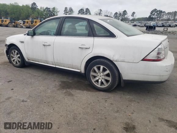 2008 Ford Taurus SEL with VIN 1FAHP27W98G120229, listed as a Copart auction lot 50660525 with 0 mi miles and Clean Title. Bid and sale history available at carsss.com. Image 2.