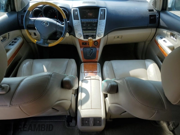2008 Lexus RX 400h with VIN JTJHW31UX82070428, listed as a Copart auction lot 53703095 with 119,819 mi miles and Salvage Title. Bid and sale history available at DreamBid. Image 8.