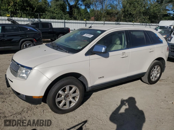 2007 Lincoln MKX with VIN 2LMDU68C57BJ18304, listed as a Copart auction lot 75013054 with 0 mi miles and Salvage Title. Bid and sale history available at carsss.com. Image 1.