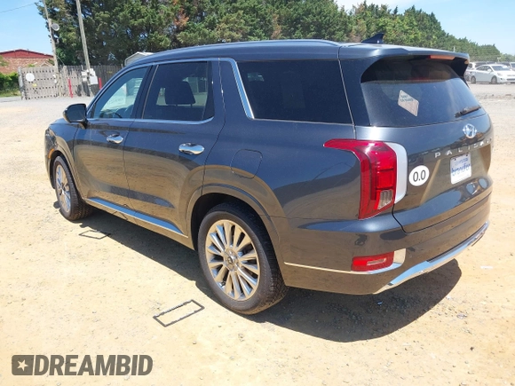 2020 Hyundai Palisade Limited with VIN KM8R5DHE4LU082503, listed as a IAAI auction lot 42294009 with 34,060 mi miles and . Bid and sale history available at DreamBid. Image 3.