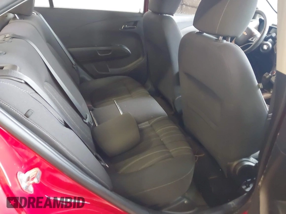 2015 Chevrolet Sonic LT with VIN 1G1JC5SH2F4117505, listed as a IAAI auction lot 42142076 with 138,769 mi miles and . Bid and sale history available at DreamBid. Image 8.