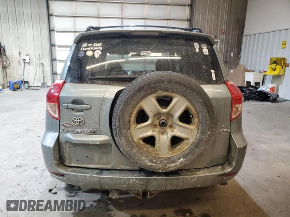 2008 Toyota RAV4 with VIN JTMBK33V486041784, listed as a Copart auction lot 42339605 with 220,277 mi miles and Salvage Title. Bid and sale history available at carsss.com. Image 6.