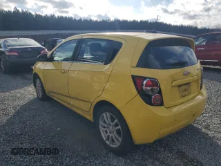 2016 Chevrolet Sonic LT with VIN 1G1JC6SB0G4101838, listed as a Copart auction lot 87365014 with 129,357 mi miles and Clean Title. Bid and sale history available at carsss.com. Image 2.