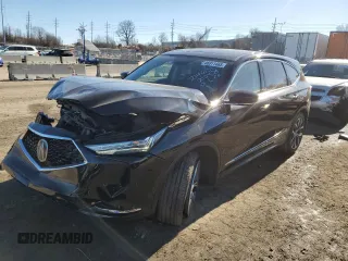 2023 Acura MDX w/Technology Package with VIN 5J8YE1H43PL032761, listed as a Copart auction lot 46911465 with 19,092 mi miles and Salvage Title. Bid and sale history available at carsss.com. Image 1.