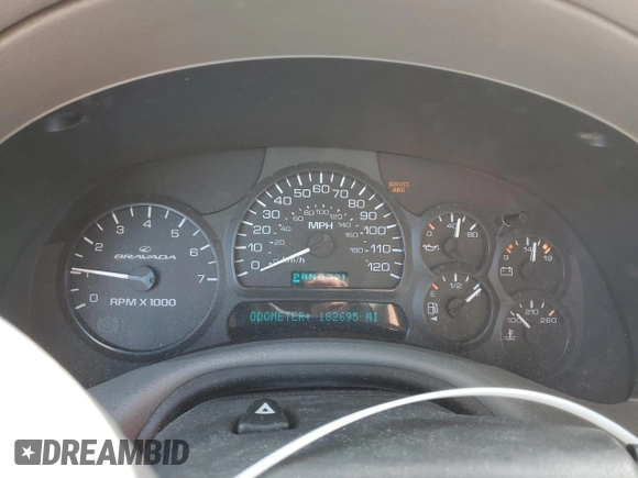 2002 Oldsmobile Bravada z VIN 1GHDT13S322116578, wystawiony jako Copart lot #47984905 z przebiegiem 182 695 mil mil oraz Nie do naprawy • Non repairable. Historia ofert i sprzedaży dostępna na DreamBid. Obrazek 9.