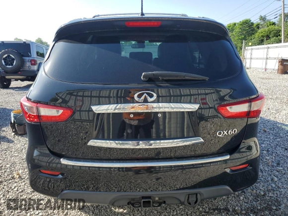 2015 Infiniti QX60 with VIN 5N1AL0MM0FC500204, listed as a Copart auction lot 61829275 with 135,769 mi miles and Clean title. Bid and sale history available at DreamBid. Image 6.