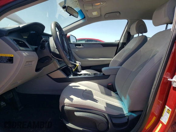 2015 Hyundai Sonata SE with VIN 5NPE24AF5FH257029, listed as a Copart auction lot 51072275 with 124,714 mi miles and Salvage Title. Bid and sale history available at DreamBid. Image 7.
