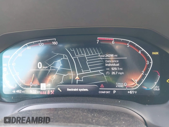 2022 BMW 3 Series 330i z VIN 3MW5R1J01N8C72194, wystawiony jako IAAI lot #41833596 z przebiegiem 24 296 mil mil oraz . Historia ofert i sprzedaży dostępna na DreamBid. Obrazek 7.