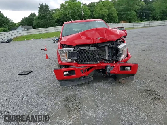 2020 Ford F-150 XL with VIN 1FTEW1E50LKF31657, listed as a Copart auction lot 59085335 with 58,395 mi miles and Salvage title. Bid and sale history available at DreamBid. Image 13.