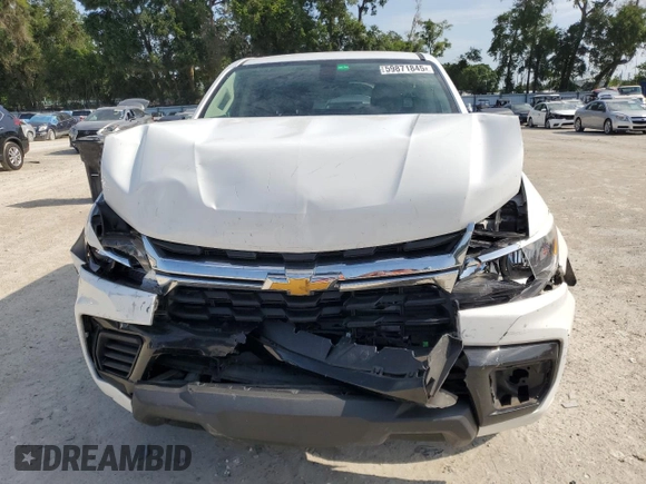 2022 Chevrolet Colorado 2WD Work Truck with VIN 1GCGSBEN2N1123065, listed as a Copart auction lot 59871845 with 94,146 mi miles and Non repairable. Bid and sale history available at DreamBid. Image 5.
