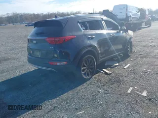 2019 Kia Sportage EX with VIN KNDPNCAC6K7568015, listed as a IAAI auction lot 41230191 with 1 mi miles. Bid and sale history available at carsss.com. Image 4.