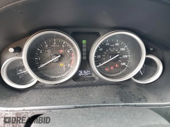 2013 Mazda CX-9 Touring with VIN JM3TB2CAXD0422801, listed as a Copart auction lot 58839295 with 194,434 mi miles and Salvage title. Bid and sale history available at DreamBid. Image 9.