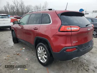 2016 Jeep Cherokee Limited with VIN 1C4PJMDB0GW225606, listed as a Copart auction lot 85572234 with 132,925 mi miles and Salvage Title. Bid and sale history available at carsss.com. Image 2.