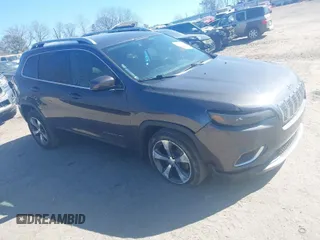 2020 Jeep Cherokee Limited with VIN 1C4PJLDB2LD538348, listed as a IAAI auction lot 41700016 with 155,163 mi miles. Bid and sale history available at carsss.com. Image 1.