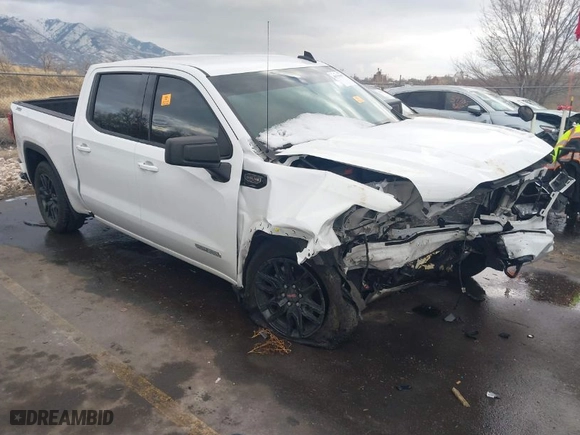 2021 GMC Sierra 1500 Elevation with VIN 3GTU9CED1MG143030, listed as a IAAI auction lot 41359657 with 1 mi miles. Bid and sale history available at carsss.com. Image 1.