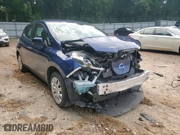 2017 Nissan LEAF S with VIN 1N4BZ0CP3HC311462, listed as a Copart auction lot 62606785 with Not provided miles and Salvage title. Bid and sale history available at DreamBid. Image 13.