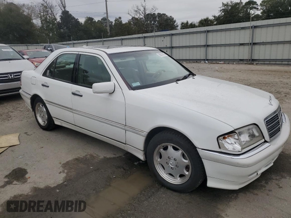 2000 Mercedes-Benz C 230 Kompressor with VIN WDBHA24G6YF928020, listed as a Copart auction lot 89279935 with Not Provided miles and Salvage Title. Bid and sale history available at carsss.com. Image 4.