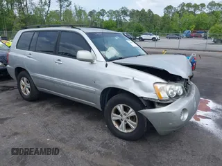 2001 Toyota Highlander with VIN JTEGF21A110013983, listed as a IAAI auction lot 42062611 with 236,536 mi miles and . Bid and sale history available at DreamBid. Image 1.