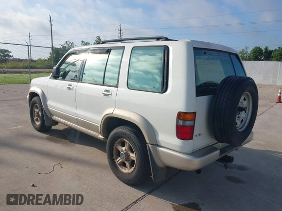 2002 Isuzu Trooper S with VIN JACDS58X427J11007, listed as a IAAI auction lot 42258021 with 190,192 mi miles and . Bid and sale history available at DreamBid. Image 3.