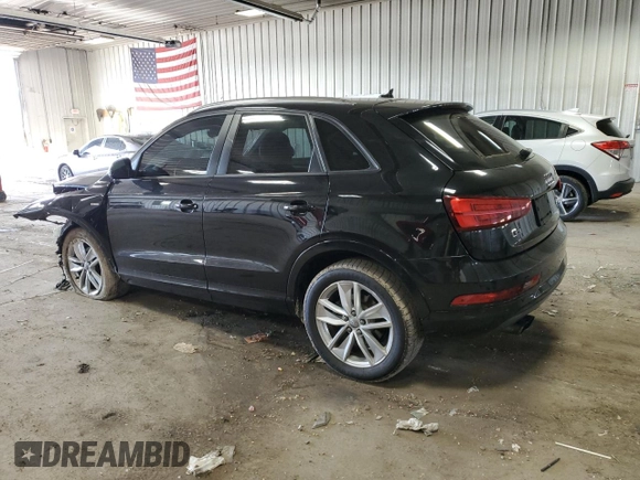 2018 Audi Q3 Premium with VIN WA1ECCFS2JR008180, listed as a Copart auction lot 58560735 with 122,557 mi miles and Non repairable. Bid and sale history available at DreamBid. Image 2.