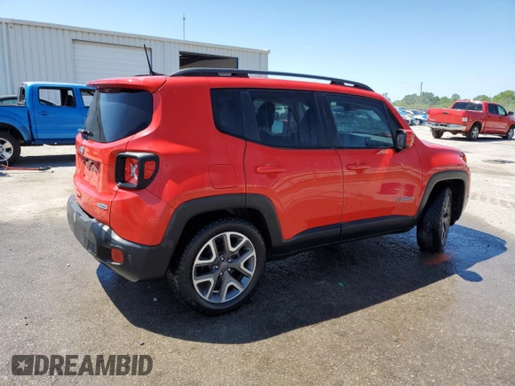 2018 Jeep Renegade Latitude with VIN ZACCJABB3JPG86304, listed as a Copart auction lot 52539445 with 80,200 mi miles and Salvage Title. Bid and sale history available at DreamBid. Image 3.